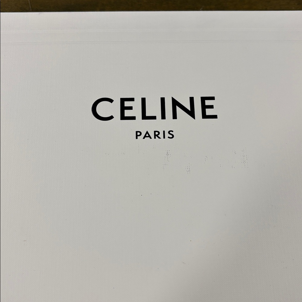 Celine Paris White Gift Box with Black Ribbon - Picture 9 of 10
